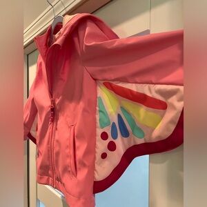 Adorable Girls Size 3T Cat and Jack Butterfly Rain Coat